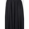 Long asymmetrical skirt