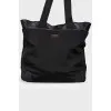 Black shopping bag