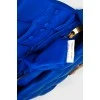 Blue leather wicker Cassette bag with tag