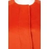 Orange wool coat with tag