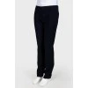 Black and blue arrows trousers