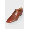 Men's brown lace-up shoes
