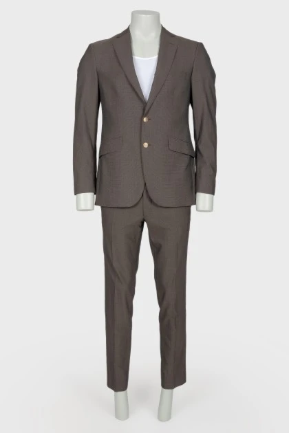 Men's classic single-breasted suit