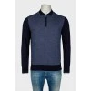 Men's polo with a long sleeve