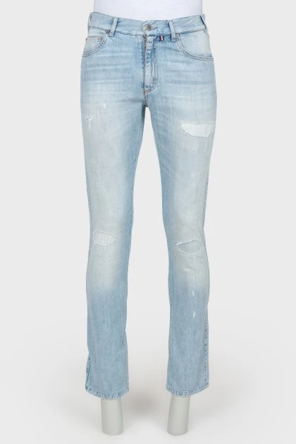 Men's light-blue jeans