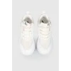 White sneakers with Air sole