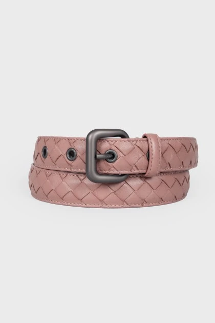 Cappuccino braided belt