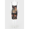Strappy floral print dress