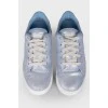 Silver plated sneakers