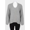 Sweater oversize gray