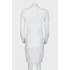 White tight -fitting dress