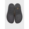 Men's branded print sliders, with tag