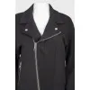Men's collar bomber, with tag