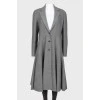 Gray wool coat