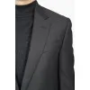 Men's black wool buttons jacket with tag