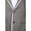 Men's gray buttoned jacket with tag