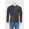 Black men's buttons shirt with tag