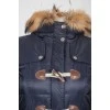 Fur hood on clavants jacket
