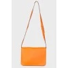 Jackie orange leather bag