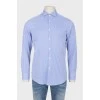 Men's classic blue shirt, with tag