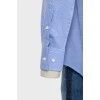 Men's classic blue shirt, with tag