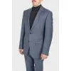 Men's classic checkered suit