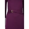 Purple dress with 3/4 sleeves