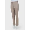 Classic brown wool trousers