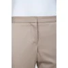 Classic brown wool trousers