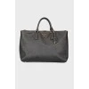 Texture leather bag