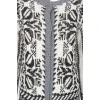 Maxi cardigan white and gray