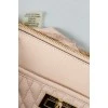 Beige quilted bag
