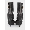 Semi-open stiletto heels