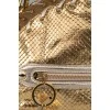 Gold textured leather bag