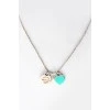 Heart-shaped pendant chain