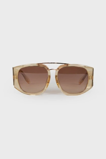 Golden sunglasses