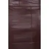 Leather skirt of a straight cut