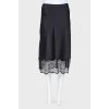 Skirt with lace