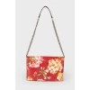 Mini floral print bag