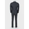 Men's fine plaid suit