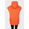 Double-sided hooded vest