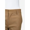 Brown trousers with arrows