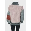 Large knitted sweater