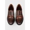 Men's brown oxford shoes