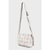 Padded Cassette bag white with tag