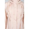Pale pink trench coat