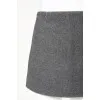 Gray wool skirt