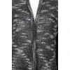 Inside out effect wool cardigan