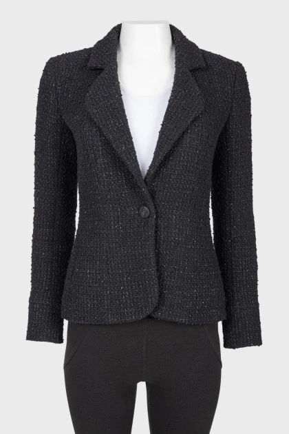 Black tweed jacket