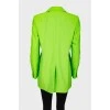 Light green zipperless jacket